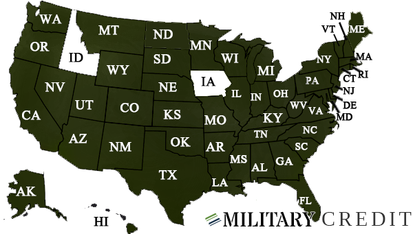 eligible military loan states